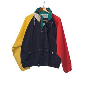 Mighty Mac 90s Y2K Hooded Colorblock Lightweight Jacket XL